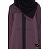 Front open Abaya- Burgundy Front open Abaya- Burgundy